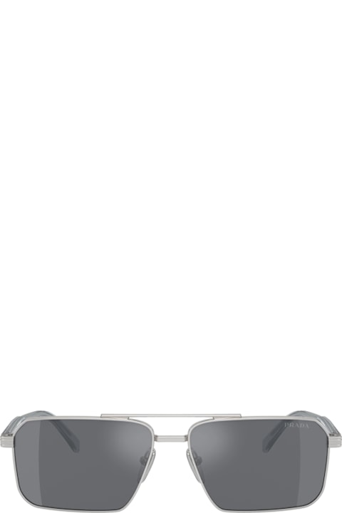 Prada Eyewear Kids Prada Eyewear Prada Pr A57s 1bc175 Argento Sunglasses