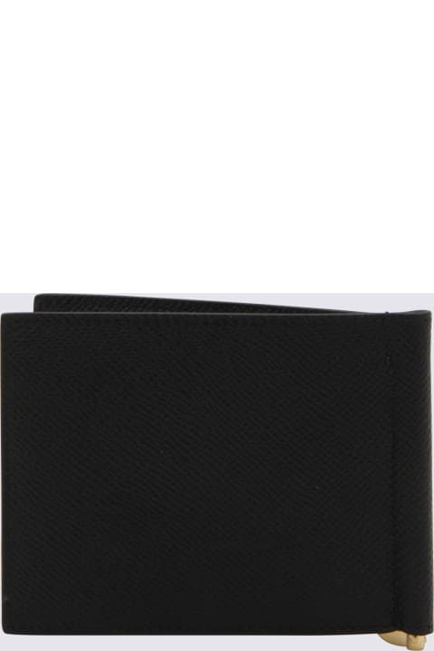 Ferragamo Men Ferragamo Black Leather Wallet