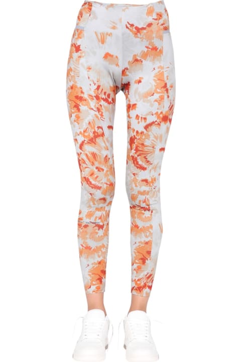 Off-White Pants & Shorts for Women Off-White Leggings With Chine Flowers Motif