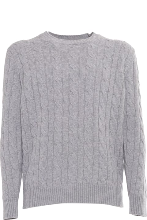 آخر صيحات الموضة من القسم الرجالي Kangra Ribbed Crewneck Sweater
