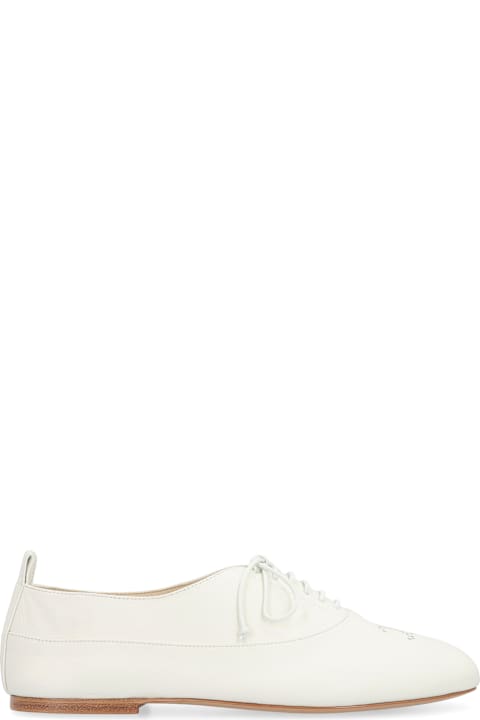 Celine Lise Leather Lace-up Shoes