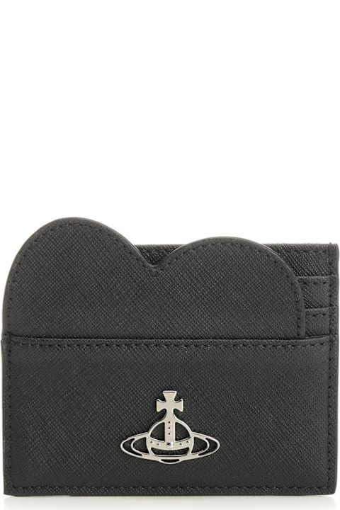 Vivienne Westwood for Kids Vivienne Westwood Asymmetrical 'heart' Card Holder