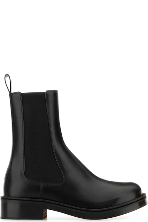 Alexander McQueen Boots for Men Alexander McQueen Black Leather Ankle Boots