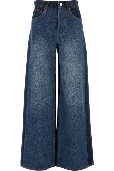 Homeware Camilla and Marc Two-tone Denim Palma Wide-leg Jeans