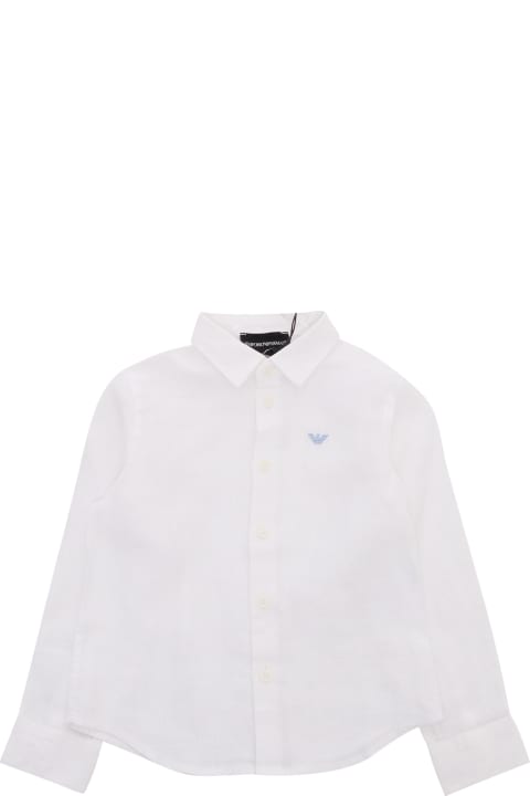 Fashion for Boys Emporio Armani White Shirt With Logo