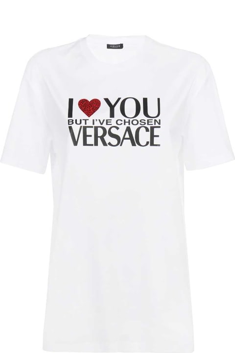 Versace for Women Versace Logo Crew-neck T-shirt
