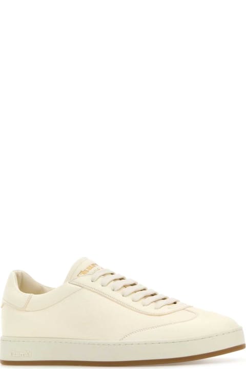 Church's Sneakers for Women Church's Ivory Leather Largs Sneakers