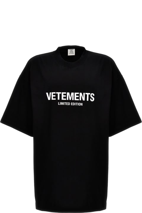 Fashion for Women VETEMENTS 'limited Edition' T-shirt