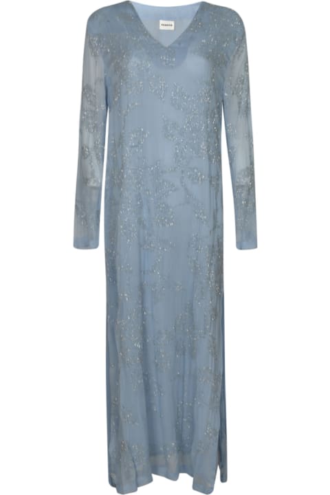 Parosh for Women Parosh Glittered Long Dress