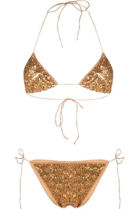 Oseree Swimwear for Women Oseree Amber Sequins Microkini