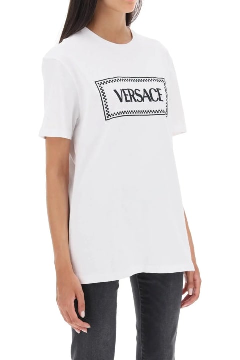 Versace Clothing for Women Versace Logo T-shirt