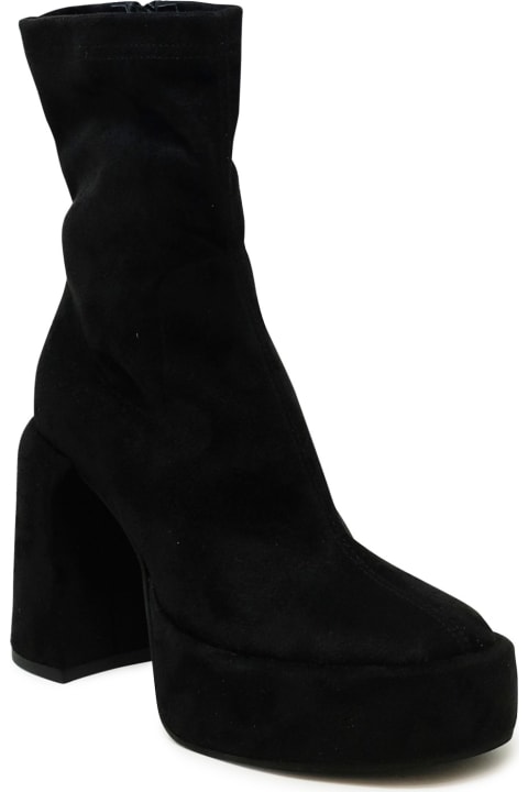 Fashion for Women Elena Iachi Black Ecodaino Zelda Ankle Boots