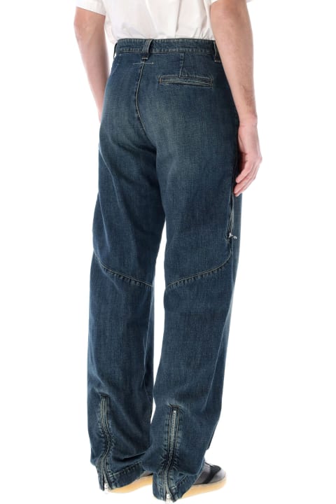 MM6 Maison Margiela Jeans for Men MM6 Maison Margiela Zipped Denim Trousers
