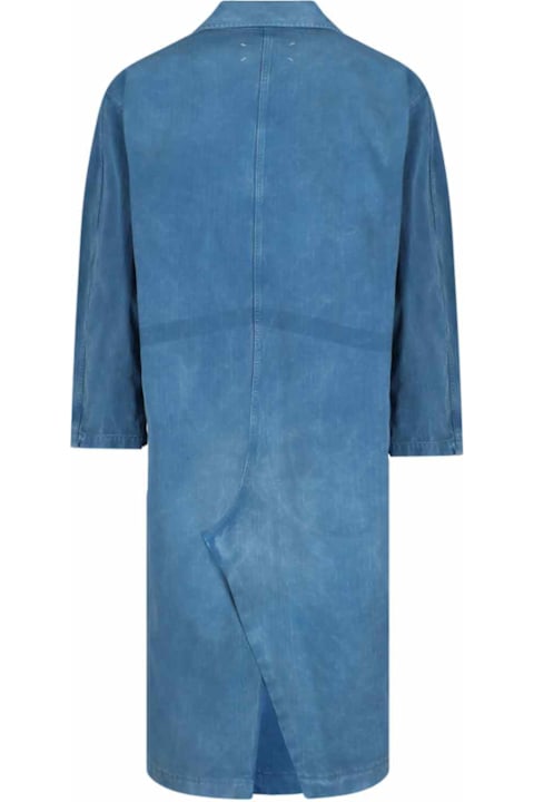 Maison Margiela Coats & Jackets for Men Maison Margiela Denim Trench Coat