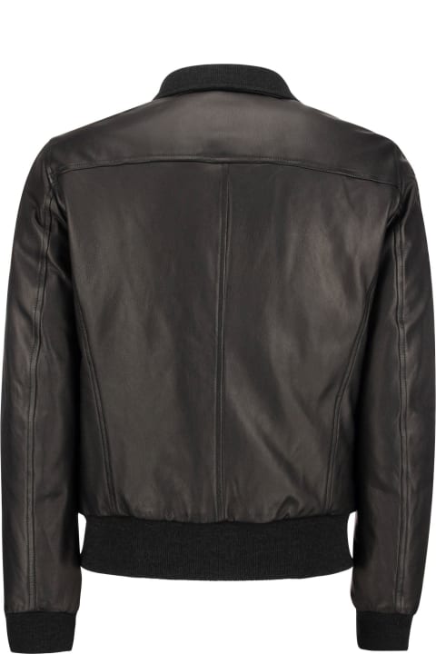 Fashion for Men Stewart Colorado - Padded Leather Jacket