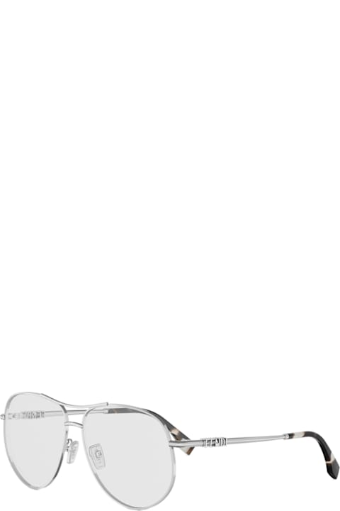 Fendi Eyewear لـ Kids Fendi Eyewear Fendi Fe50142u Fendigraphy 016 Argento Glasses