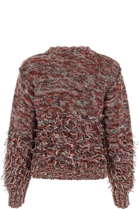 ウィメンズ Durazzi Milanoのフリース＆ラウンジウェア Durazzi Milano Embroidered Cotton Blend Sweater