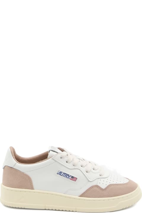 Autry Medalist Sneakers With Suede Inserts