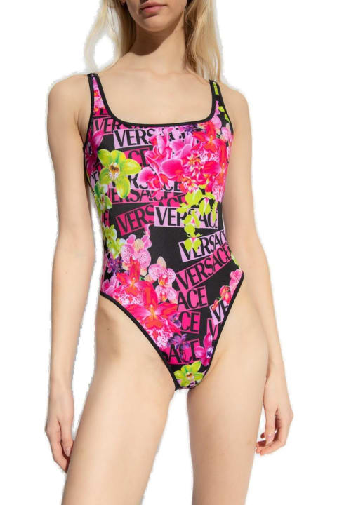 Versace Swimwear for Women Versace Reversible One Piece Swimsuit