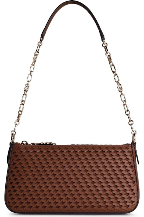 Homeware Michael Kors Empire Medium Woven Chainlink Pochette
