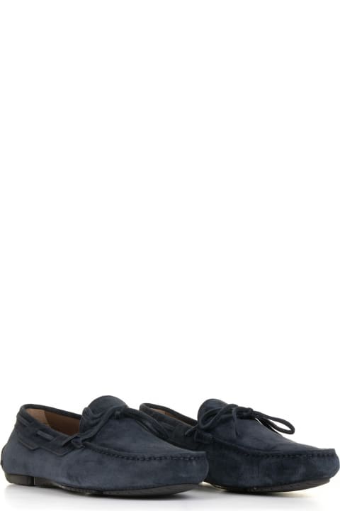 Fratelli Rossetti One Loafers & Boat Shoes for Men Fratelli Rossetti One Moccasin In Navy Blue Suede