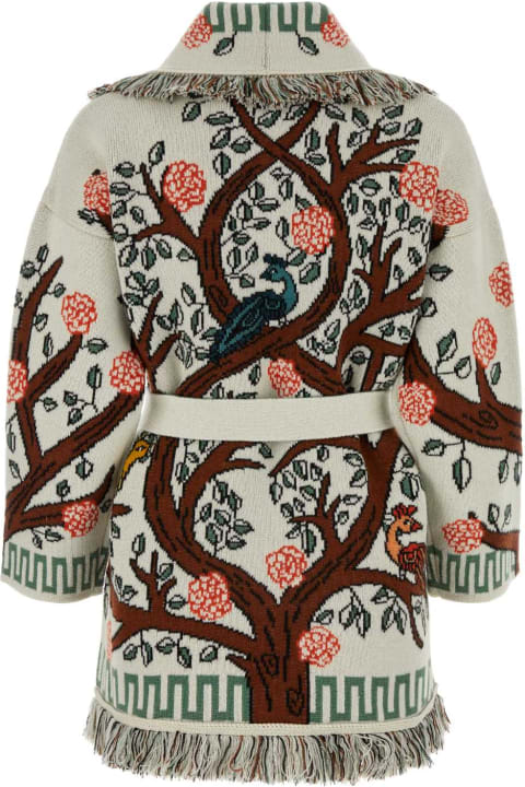 ウィメンズ Alanuiのコート＆ジャケット Alanui Embroidered Cashmere Tree Of Life Cardigan
