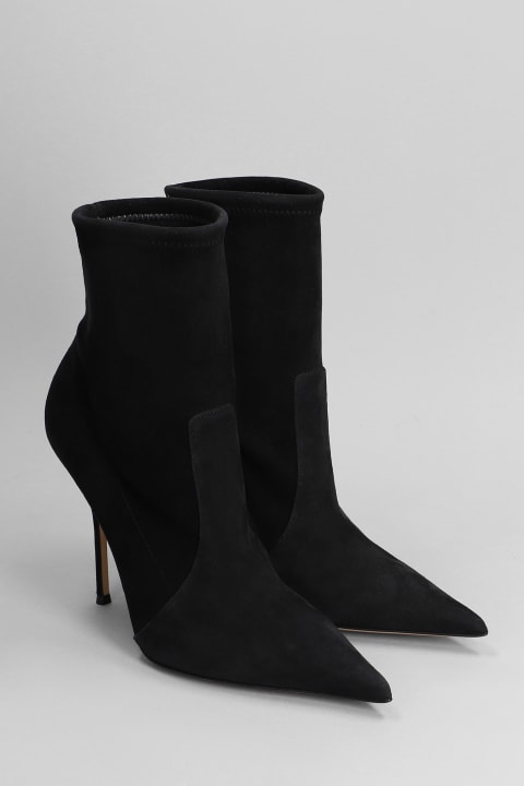 Casadei Boots for Women Casadei Blade Pumps In Black Suede
