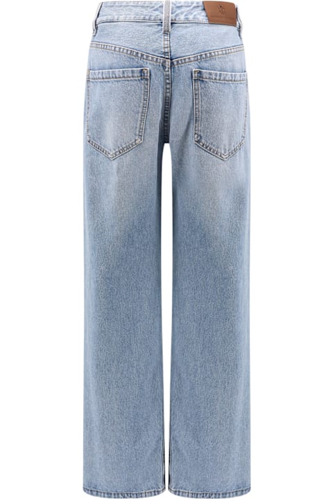 Brunello Cucinelli Jeans for Women Brunello Cucinelli Blue Cotton Denim Jeans