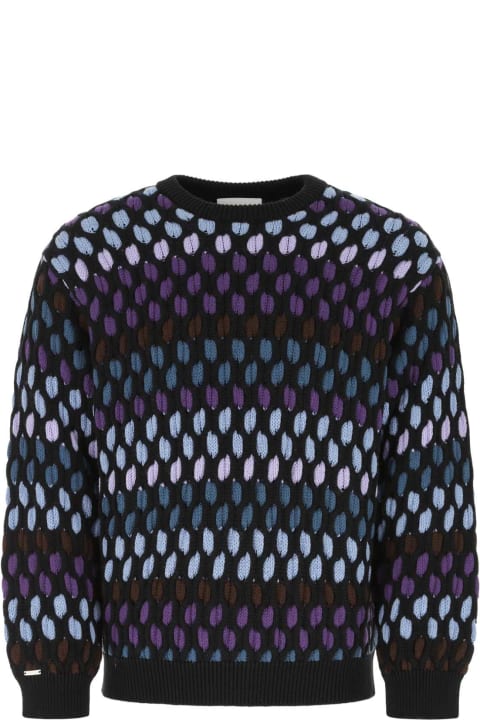 Koché Fleeces & Tracksuits for Men Koché Embroidered Cotton Blend Sweater