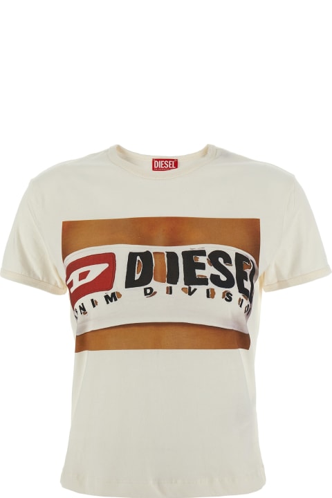 Diesel Topwear for Women Diesel 't-uncutie-long' T-shirt