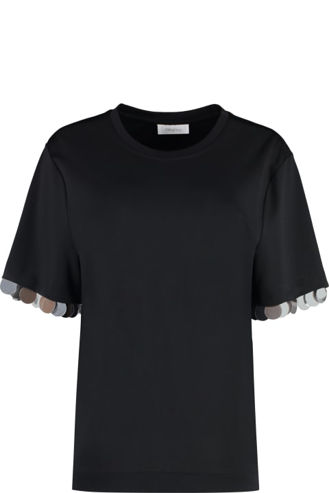 ウィメンズ Paco Rabanneのトップス Paco Rabanne Viscose Crew-neck T-shirt