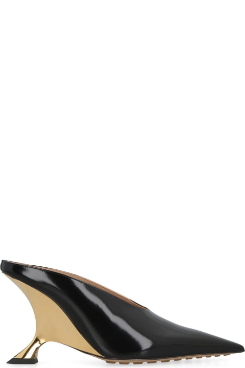 Bottega Veneta High-Heeled Shoes for Women Bottega Veneta Rocket Leather Mules