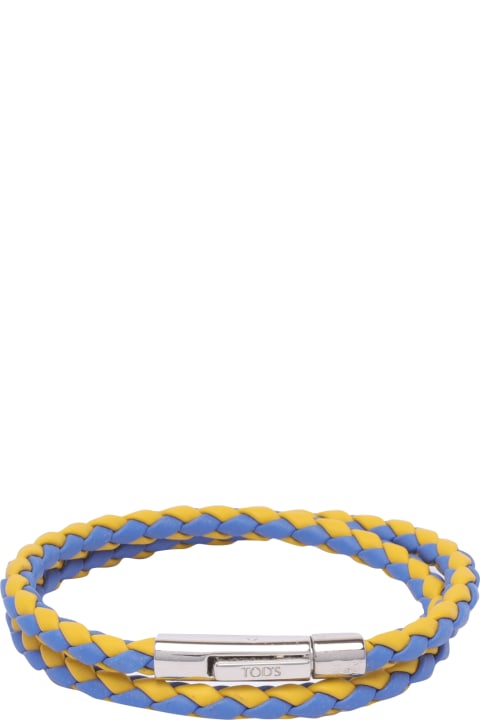 Jewelry Sale for Men Tod's Mycolors 2-turn Leather Bracelet