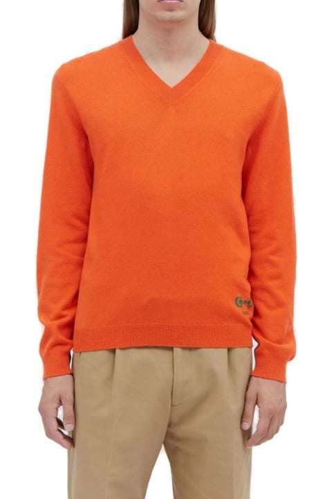 Sweaters for Men Gucci Knit V-neck Sweater