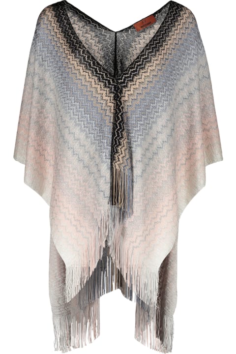 Missoni Swimwear for Women Missoni Asymmetric Wool Cape