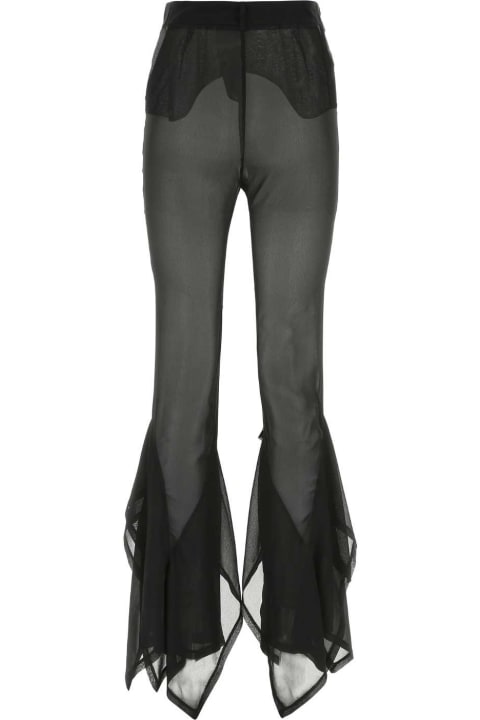 Koché Pants & Shorts for Women Koché Black Crepe Pant