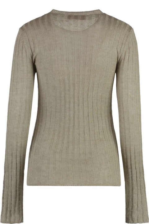 Sweaters for Women Valentino Garavani Crewneck Ribbed Jumper