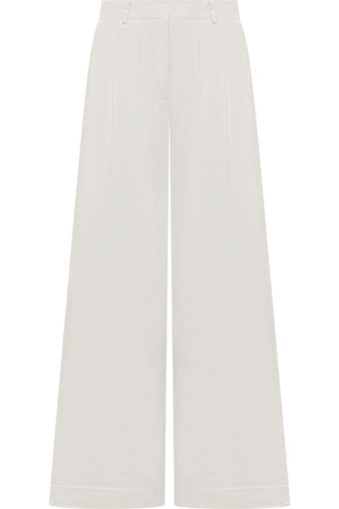Palm Angels for Women Palm Angels Gb Label Cuffed Trousers