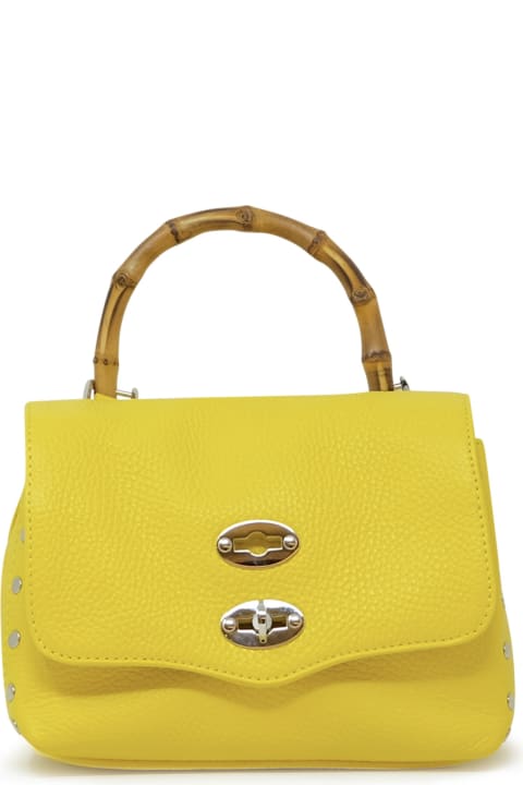 Fashion for Women Zanellato Zanellato 068010-0950000-z1025 Yellow Postina Daily Baby Bamboo Leather Handbag