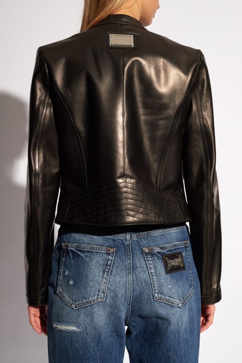 Dolce & Gabbana Coats & Jackets for Women Dolce & Gabbana Dolce & Gabbana Leather Jacket