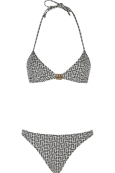 Balmain Swimwear for Women Balmain Triangle Bikini