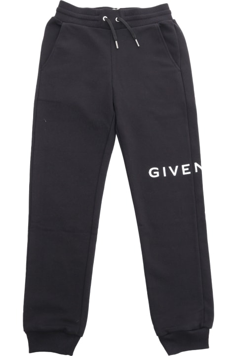 Givenchy for Girls Givenchy Black Jogging Pants