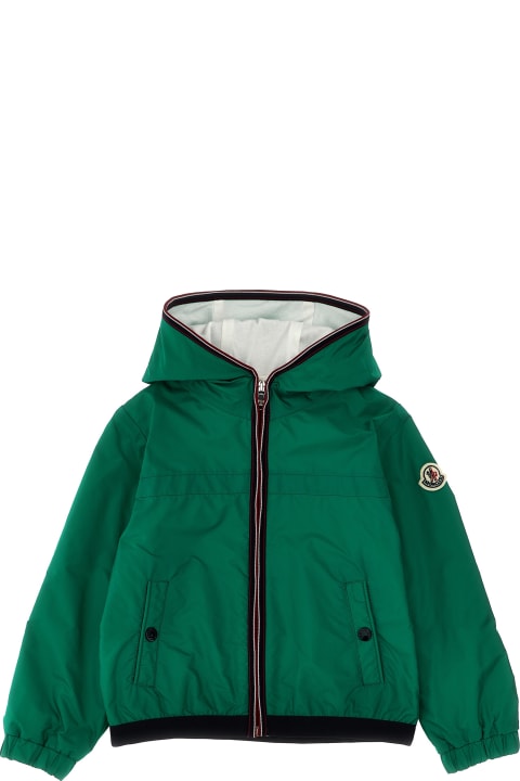 Topwear for Baby Girls Moncler 'anton' Hooded Jacket