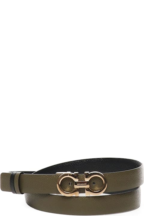 Homeware Ferragamo Gancini Reversible And Adjustable Belt