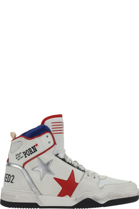 Dsquared2 Men Dsquared2 Spiker High-top Sneakers