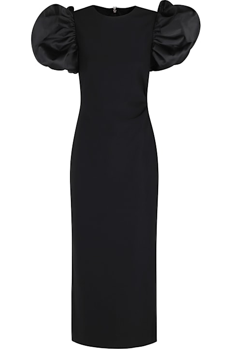 Homeware Rotate by Birger Christensen Draped Midi Puff Dress