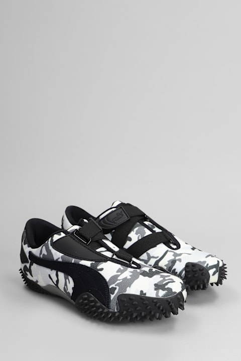 Puma Shoes for Women Puma Mostro Camo Sneakers In White Fabric