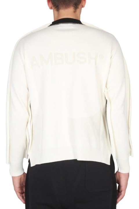 メンズ AMBUSHのニットウェア AMBUSH Colour-block Knit Crewneck Sweater