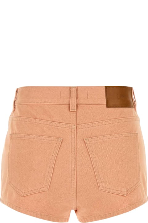 Pants & Shorts for Women Chloé Salmon Denim Shorts