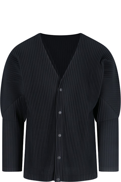 Homme Plissé Issey Miyake for Men Homme Plissé Issey Miyake Pleated Cardigan